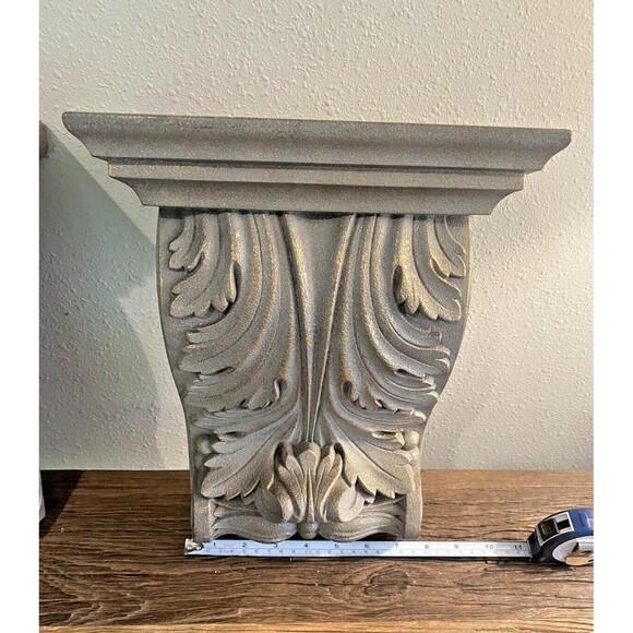 Home Interiors Vintage Set of 2 Ornate Wall Shelves - Picture 13 of 13